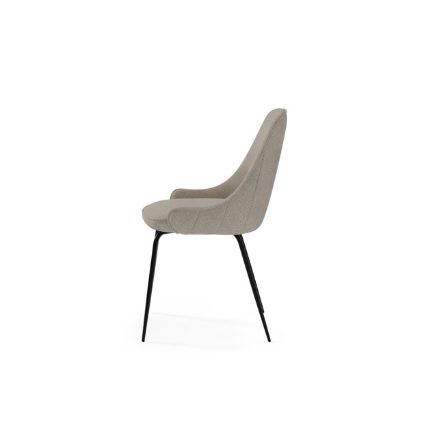 Silla JARL, Textil / Plástico / Metal...