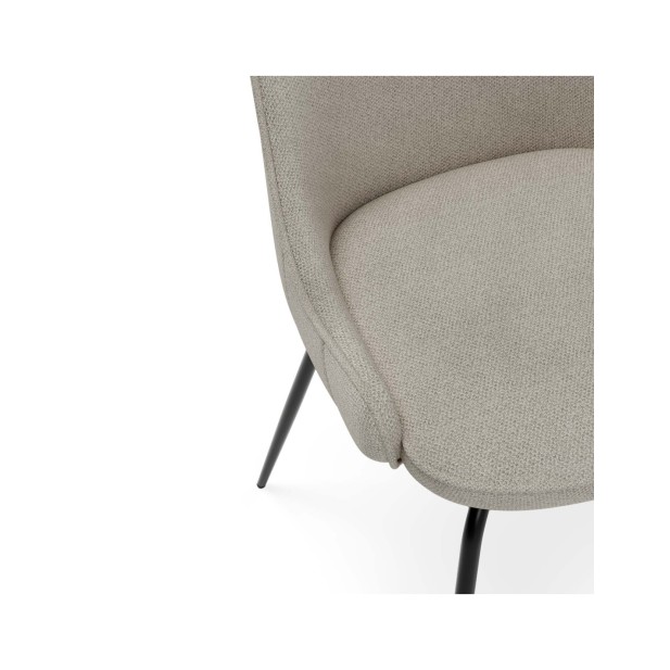 Silla JARL, Textil / Plástico / Metal...