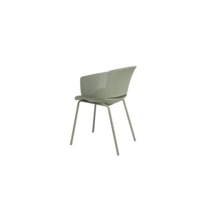 Silla KRISTINE, Plástico / Metal / Menta 2