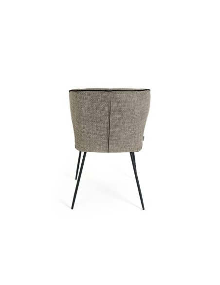 Silla MAYA, Textil / Plástico / Metal / Taupe