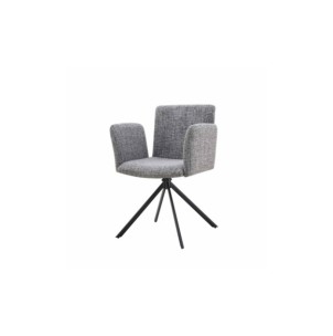 Silla DAG, Textil / Metal / Gris
