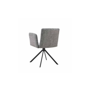 Silla DAG, Textil / Metal / Gris 2