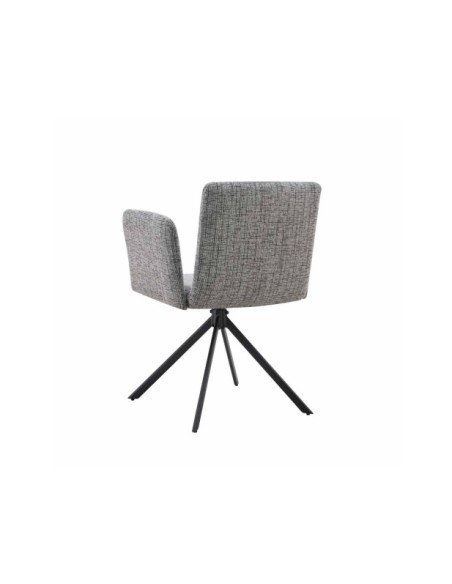 Silla DAG, Textil / Metal / Gris