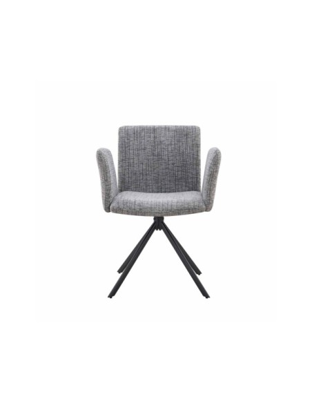 Silla DAG, Textil / Metal / Gris