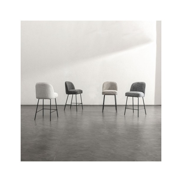 Taburete Alto NOSTRUM 65 cm, Textil /...