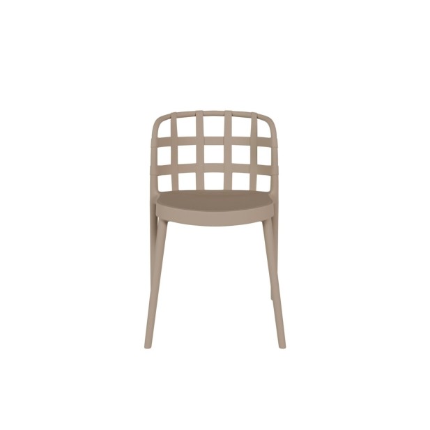 Silla BLOBE, Plástico / Beige