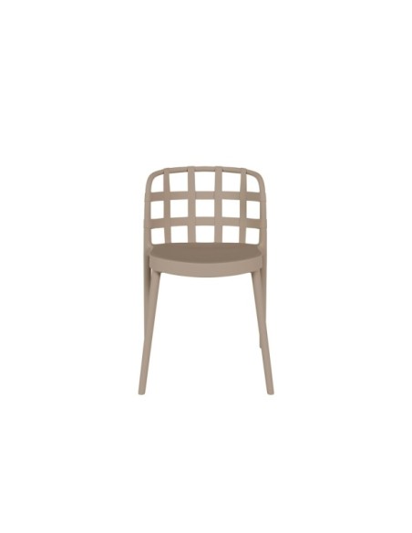Silla BLOBE, Plástico / Beige
