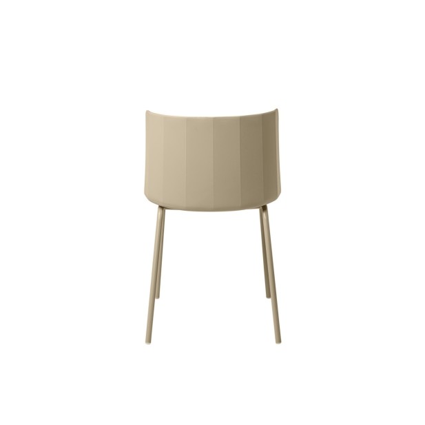 Silla CARL, Plástico / Beige