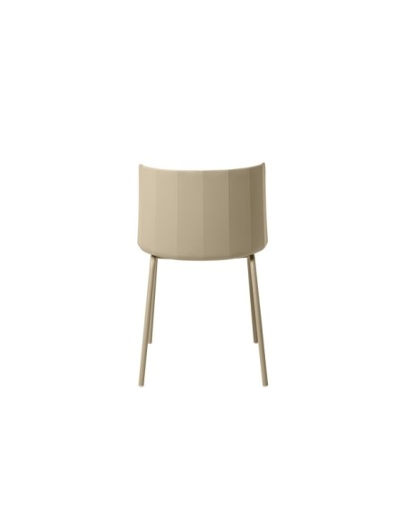 Silla CARL, Plástico / Beige