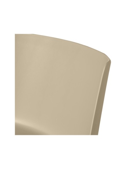 Silla CARL, Plástico / Beige