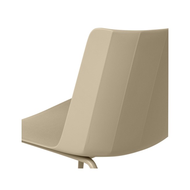 Silla CARL, Plástico / Beige