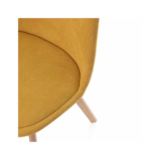 Silla MARA, Plástico / Madera Haya /...