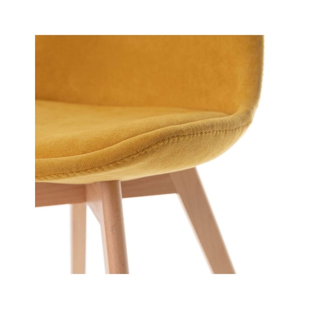 Silla MARA, Plástico / Madera Haya /...