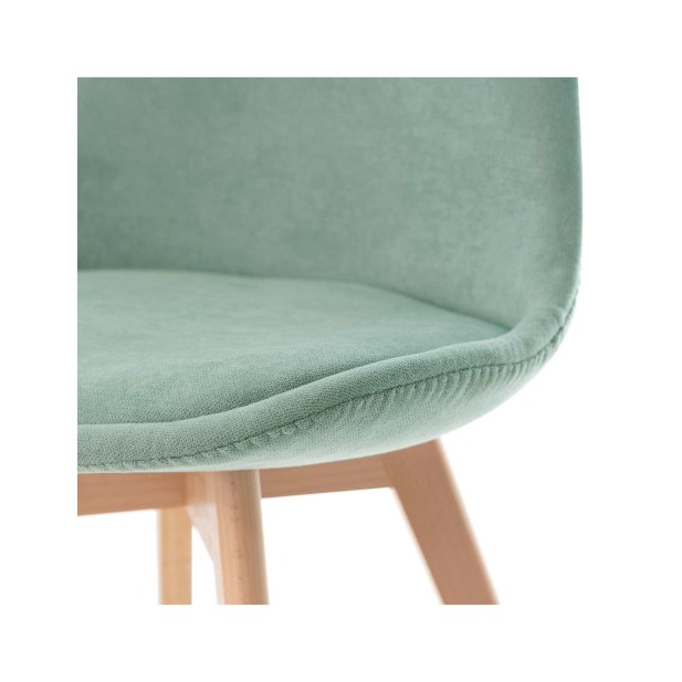 Silla MARA, Plástico / Madera Haya /...