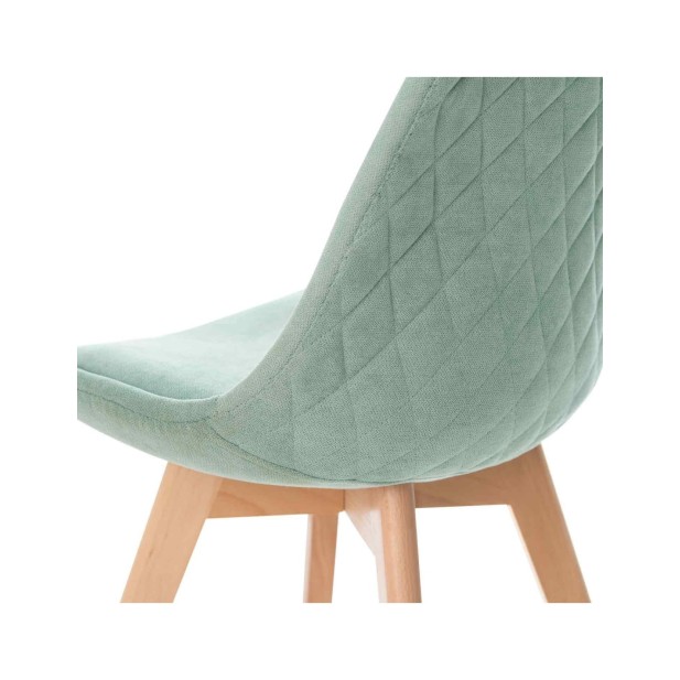 Silla MARA, Plástico / Madera Haya /...