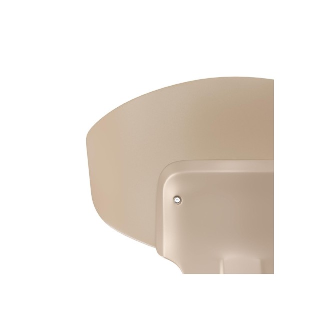 Silla REINER, Plástico / Metal / Beige