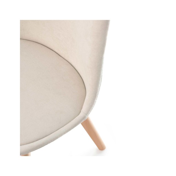 Silla MARA, Plástico / Madera Haya /...