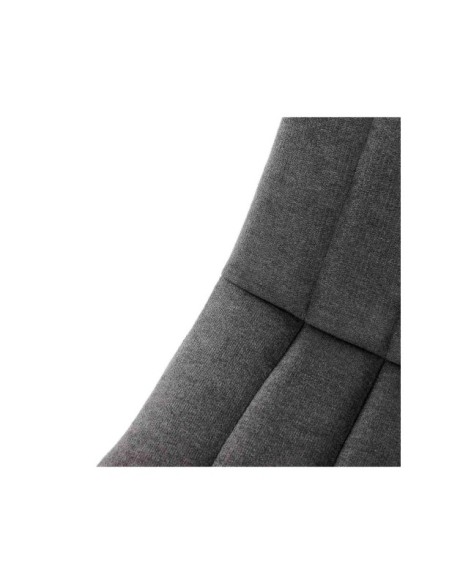 Silla KÅNA, Textil / Contrachapado / Metal / Gris Oscuro