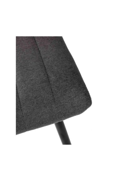 Silla KÅNA, Textil / Contrachapado / Metal / Gris Oscuro