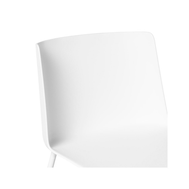 Silla CARL, Plástico / Blanco