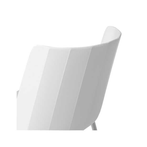 Silla CARL, Plástico / Blanco