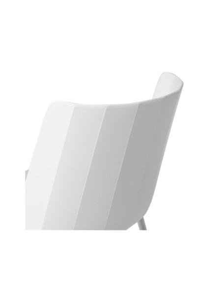 Silla CARL, Plástico / Blanco