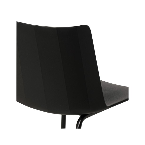 Silla CARL, Plástico / Negro