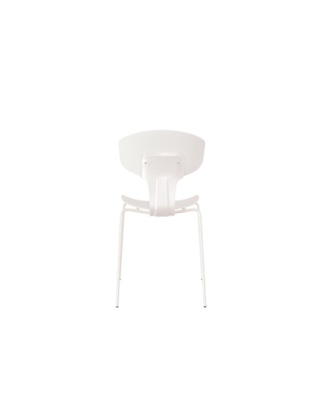 Silla REINER, Plástico / Metal / Blanco