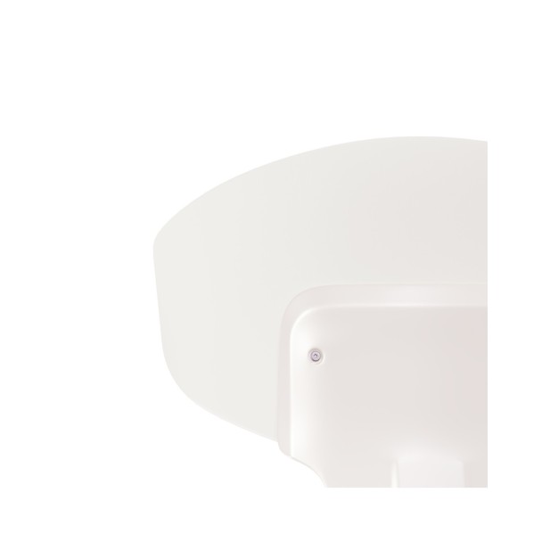 Silla REINER, Plástico / Metal / Blanco