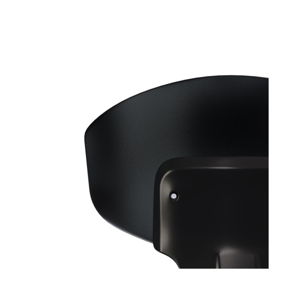 Silla REINER, Plástico / Metal / Negro