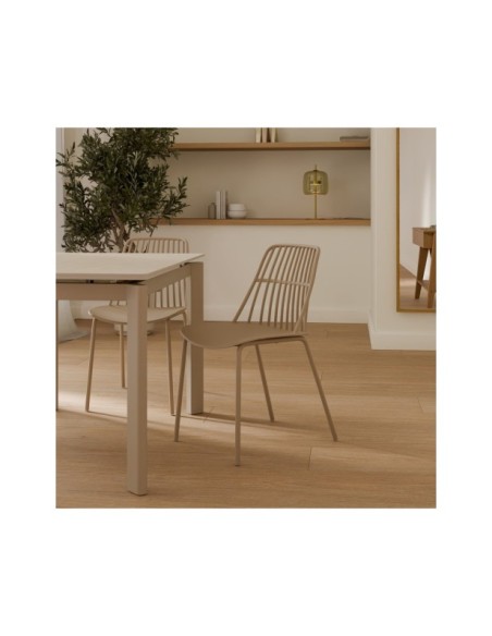 Silla NOR, Polipropileno / Beige