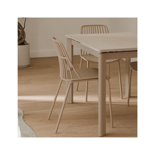 Silla NOR, Polipropileno / Beige