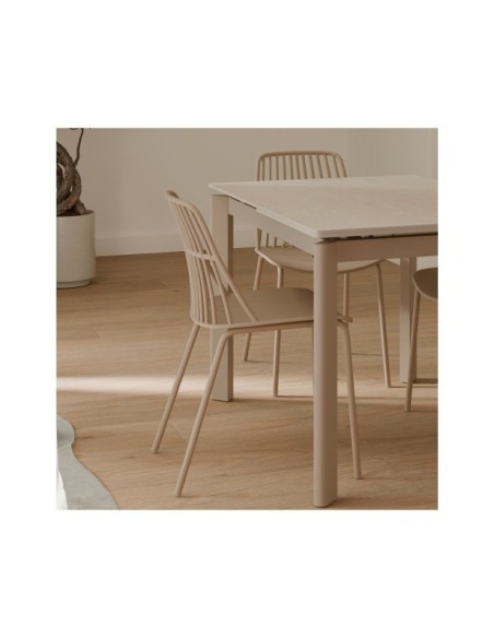 Silla NOR, Polipropileno / Beige