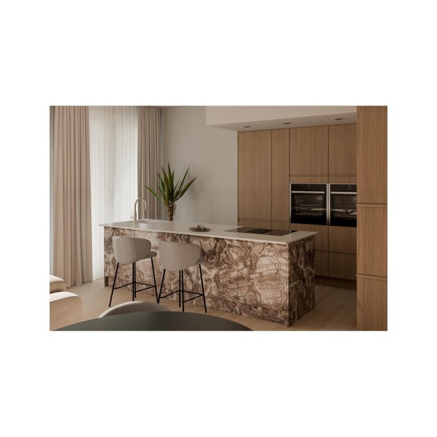 Taburete Alto RENATE 66 cm, Textil /...