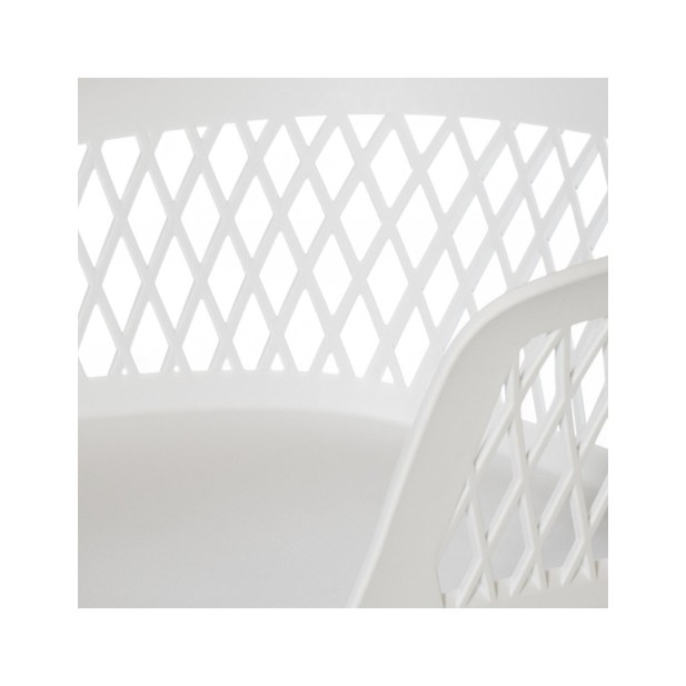 Silla JORDAN, Plástico / Blanco