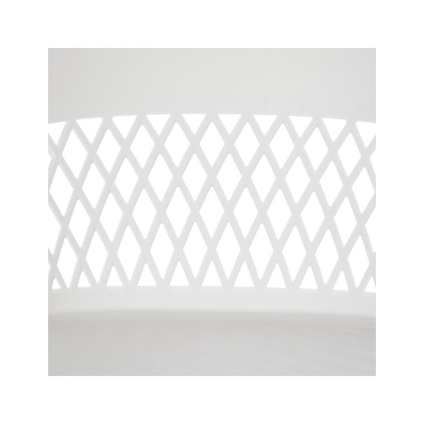 Silla JORDAN, Plástico / Blanco