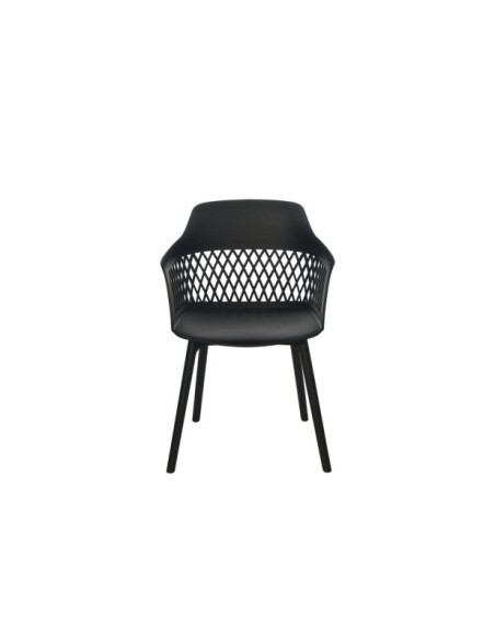 Silla JORDAN, Plástico / Negro