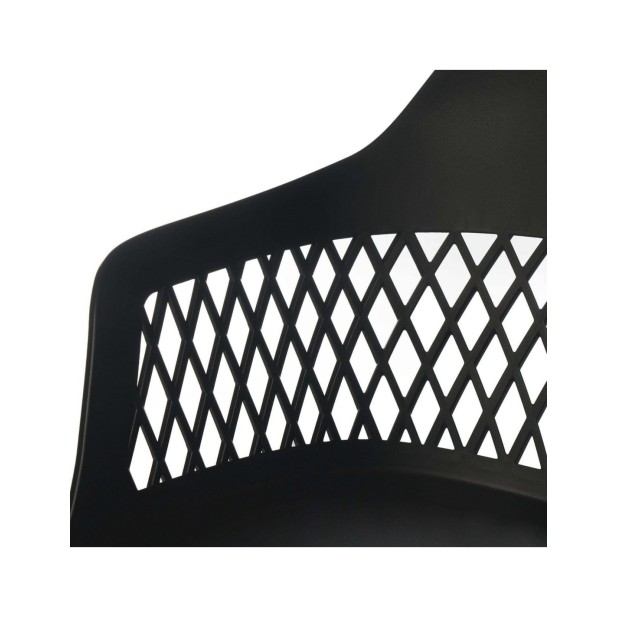 Silla JORDAN, Plástico / Negro