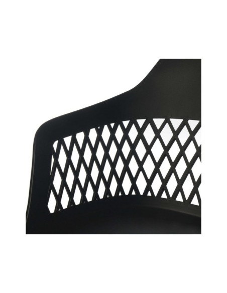 Silla JORDAN, Plástico / Negro