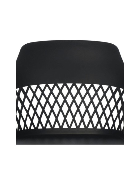 Silla JORDAN, Plástico / Negro
