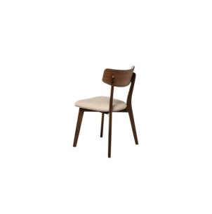 Silla ANNE, Textil / Madera / Chapa de Nogal / Nogal / Beige 2