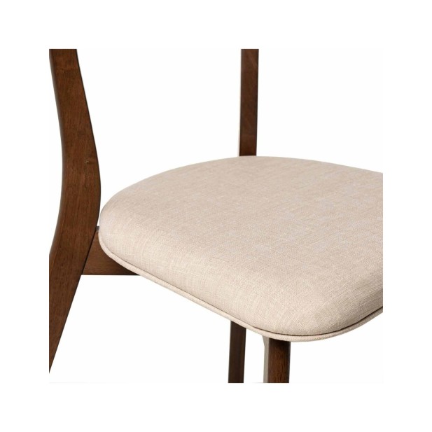 Silla ANNE, Textil / Madera / Chapa...