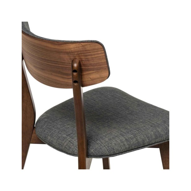 Silla ANNE, Textil / Madera / Chapa...