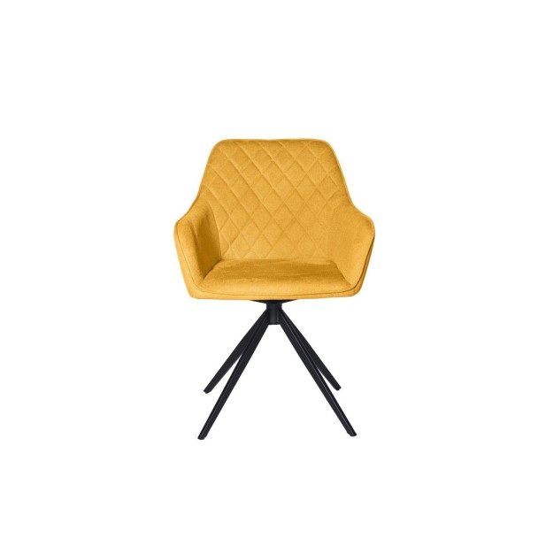 Silla Giratoria AMY, Textil / Metal /...
