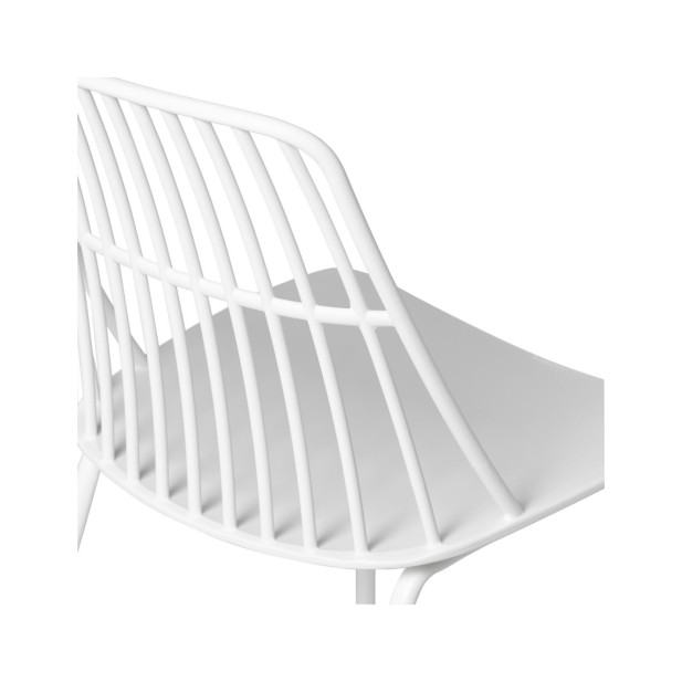 Silla HILDA, Plástico / Blanco