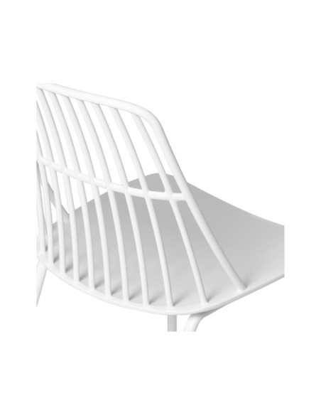 Silla HILDA, Plástico / Blanco