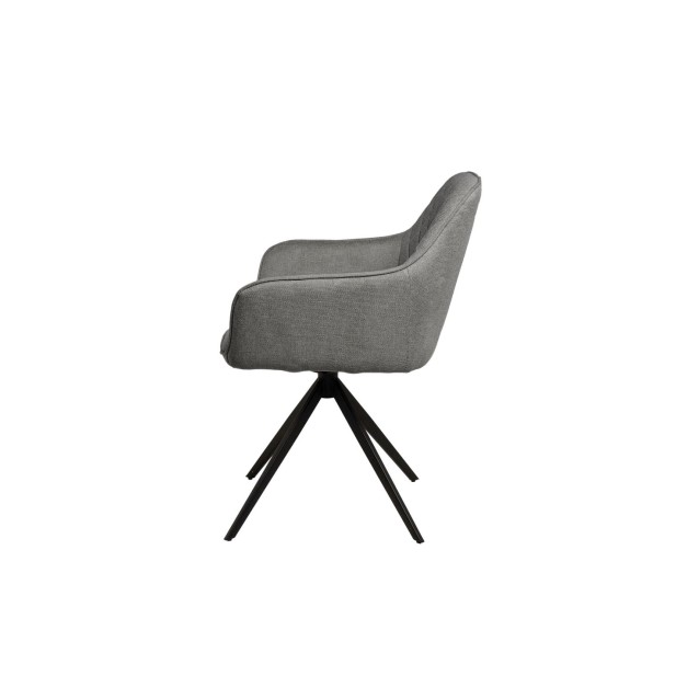 Silla Giratoria AMY, Textil / Metal /...