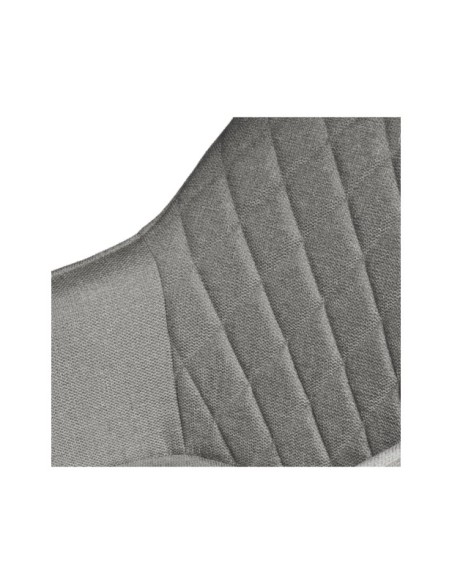 Silla Giratoria AMY, Textil / Metal / Gris Oscuro