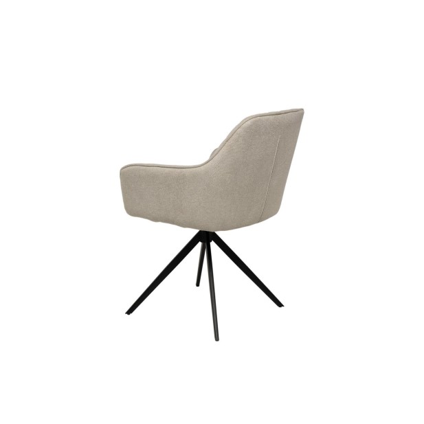 Silla Giratoria AMY, Textil / Metal /...