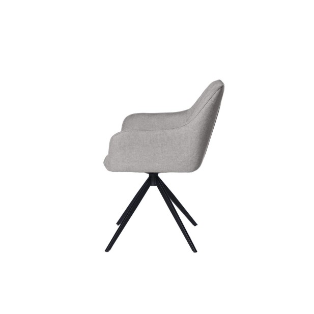 Silla Giratoria AMY, Textil / Metal /...